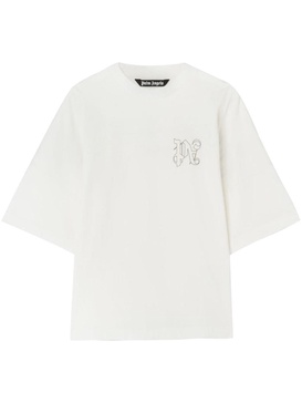 PA Monogram-embroidered T-shirt