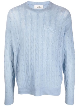 cashmere cable-knit jumper