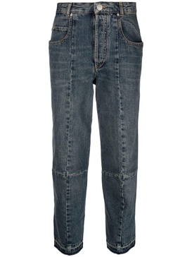 Isabel Marant High-Rise Panelled Tapered Jeans