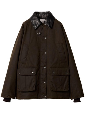 Miu Miu Waxed Canvas Blouson Jacket