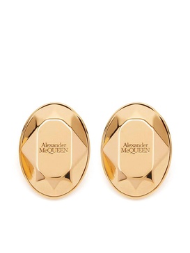 Alexander Mc Queen Logo Earrings