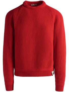 ribbed-knit jumper