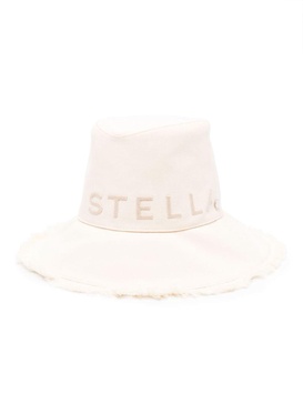 Stella Mc Cartney Logo Canvas Fedora Hat