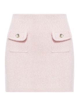 Melange Knitted Skirt