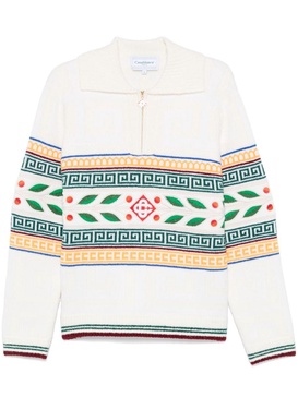 Casablanca Wool Sweater With Embroidery