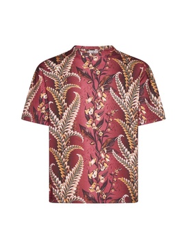 Etro Allover Floral Printed Short-Sleeved Shirt