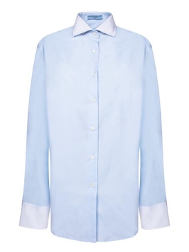 Prada Logo-Embroidered Button-Up Shirt