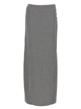 Thom Browne Pied De Poule Long Skirt