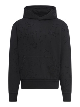 Ma Shotgun Logo Embroidered Distressed Hoodie