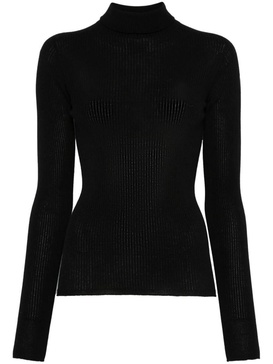 Sportmax Ribbed Turtleneck Sweater Clothing