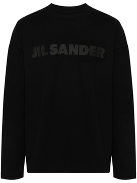 Jil Sander Cotton T-Shirt With Logo Print