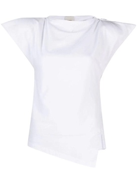 Sebani padded asymmetric T-shirt