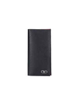 Ferragamo Gancini Organiser Wallet Black/Red