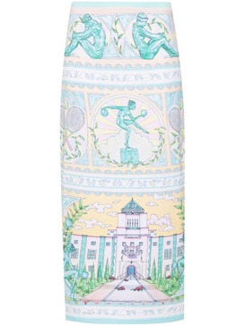 Casablanca Midi Skirt With Print