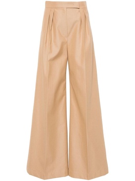 Max Mara Wide-Leg Cotton Trousers