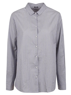 Apuntob Striped Cotton And Silk Shirt