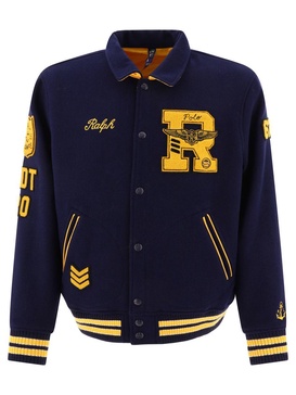 Polo Ralph Lauren Logo Patch Reversible Bomber Jacket