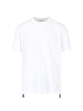 T-shirt With Tricolor Back Detail