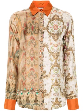 Pierre-Louis Mascia Printed Silk Shirt