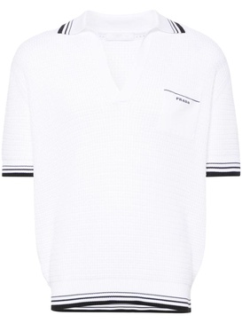 Jacquard Knit Polo Shirt