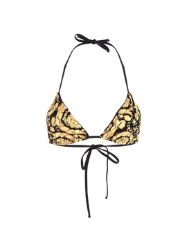 Versace 'Barocco' Bikini Top