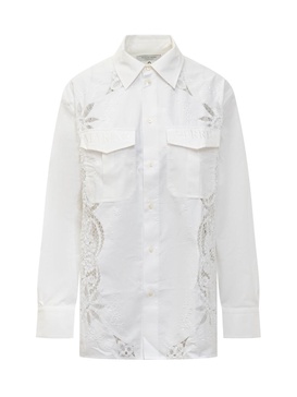 Marine Serre Shirt With Embroidery And Logo