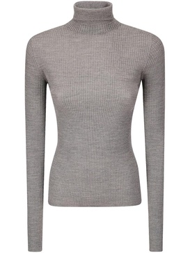 Sportmax Ribbed Turtleneck Sweater Clothing