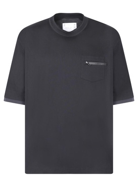 Sacai Zipped Pocket Jersey T-Shirt