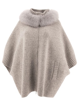 Giovi Wool And Cashmere Poncho