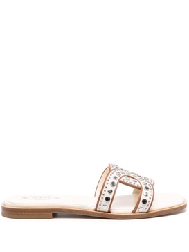 Tod'S Leather Flat Sandals