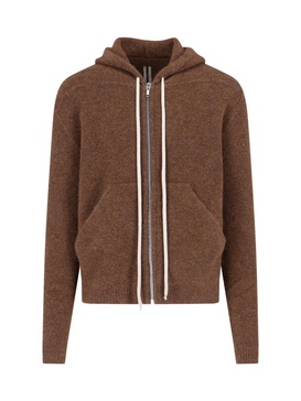 Rick Owens 'Zipped Hoodie Long' Hooded Cardigan