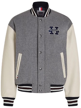 Tommy Hilfiger Leather Varsity Jacket Clothing