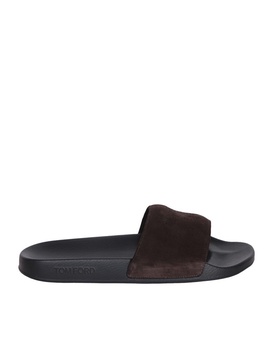 Suede Sandals Slides