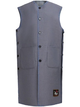 reversible houndstooth waistcoat