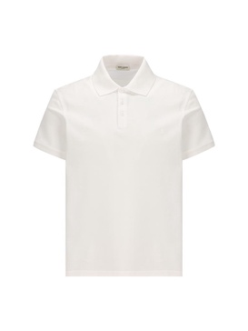 Buttoned Short-sleeved Polo Shirt