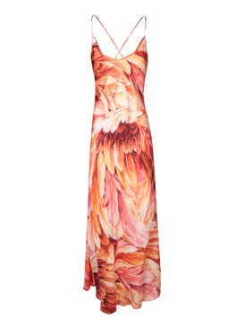 Plumage Orange/multicolor Dress