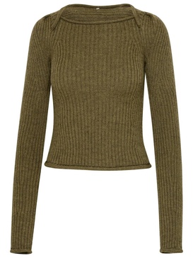 Sportmax Green Alpaca Blend Valico Sweater