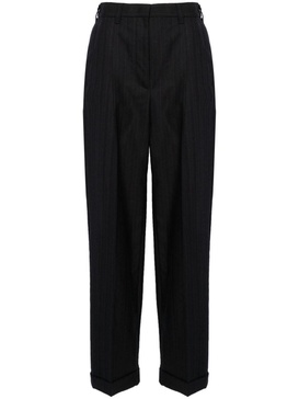 Miu Miu High-Waisted Pinstripe Tailored Trousers