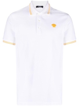 Versace Logo Piquet Polo Shirt