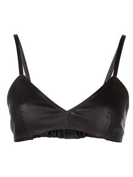 The Mannei Sierra Leather Bralette