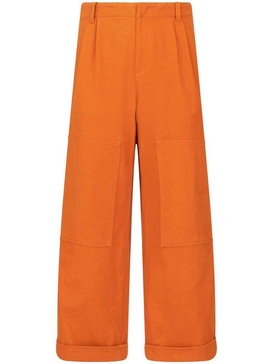 Etro Cotton Wide-Leg Trousers