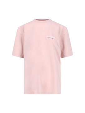 BALENCIAGA Pink Political Campaign T-Shirt for Women - SS24 Collection