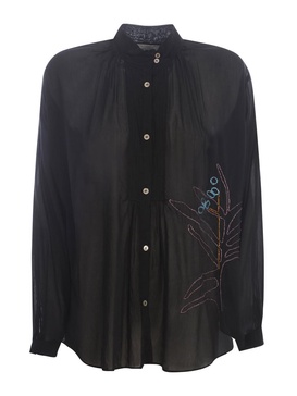 Forte Forte Motif Embroidered Buttoned Shirt