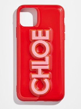 Block Font Custom iPhone Case