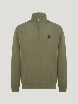 belstaff quarter zip sweatshirt