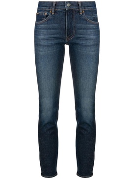 mid-rise cropped jeans 