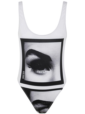 Jersey Swimsuit Printed "eyes"