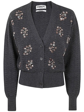 GILETO EMBROIDERED CARDIGAN