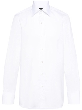 TOM FORD White Cotton Shirt for Men | SS24 Collection