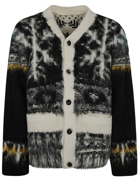 Sacai Pattern Knit Cardigan Clothing